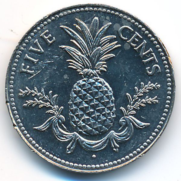 Багамские острова, 5 центов (1984 г.)