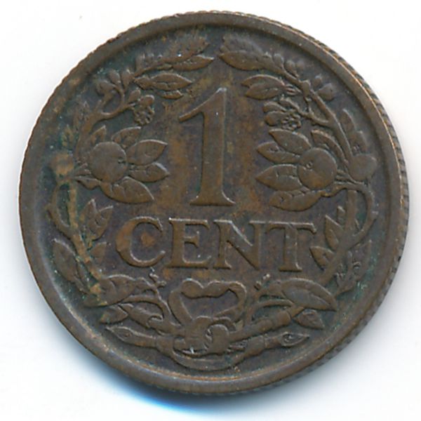 Нидерланды, 1 цент (1929 г.)