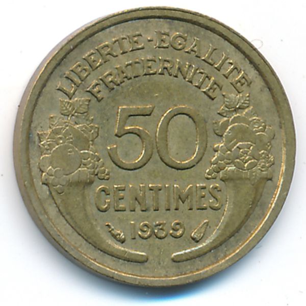 Франция, 50 сентим (1939 г.)