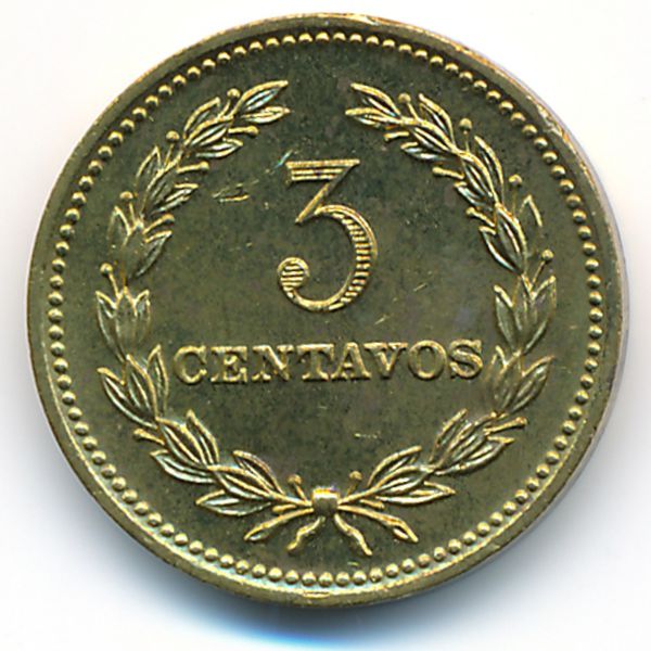 Сальвадор, 3 сентаво (1974 г.)