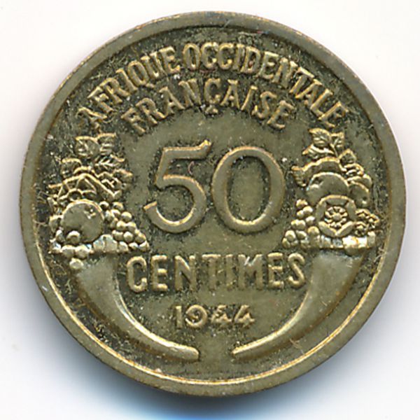 Французская Западная Африка, 50 сентим (1944 г.)