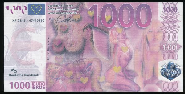 Сувениры., 1000 евро