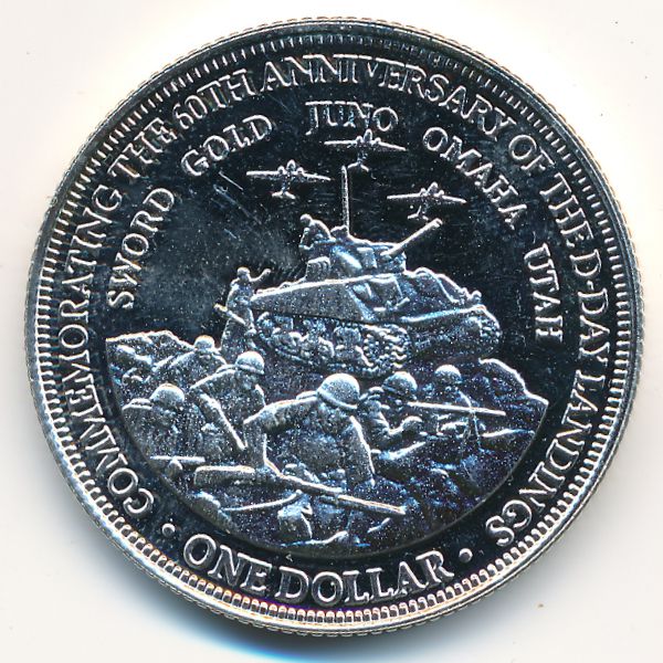 Острова Кука, 1 доллар (2004 г.)