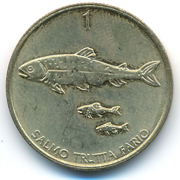 Словения, 1 толар (1999 г.)