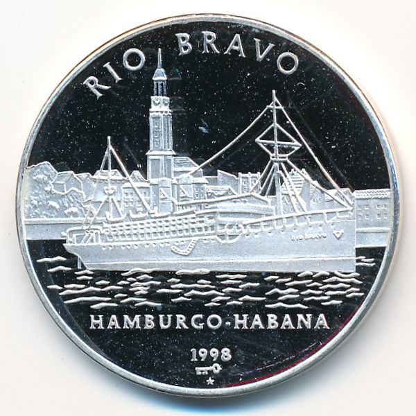 Куба, 10 песо (1998 г.)
