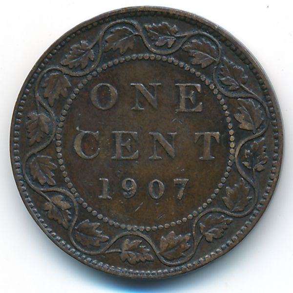 Канада, 1 цент (1907 г.)