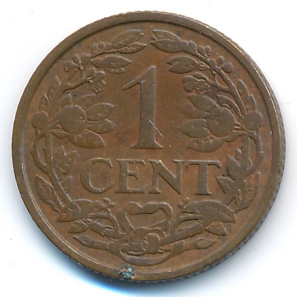 Нидерланды, 1 цент (1928 г.)