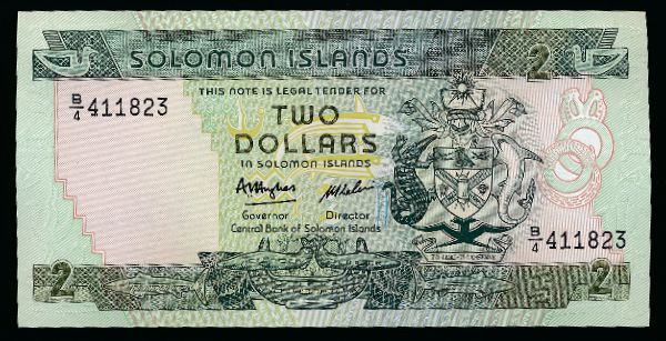 Соломоновы острова, 2 доллара (1986 г.)