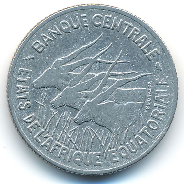 Экваториальные Африканские Штаты, 100 франков (1966 г.)