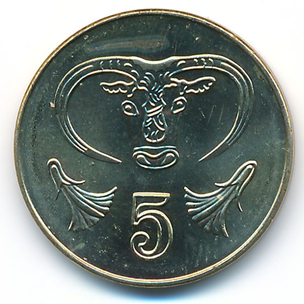 Кипр, 5 центов (2004 г.)