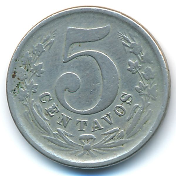 Колумбия, 5 сентаво (1886 г.)