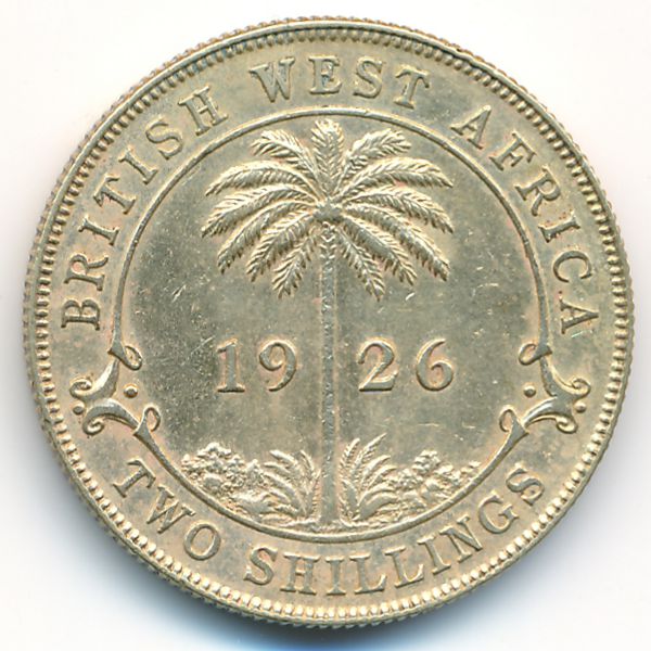 Британская Западная Африка, 2 шиллинга (1926 г.)
