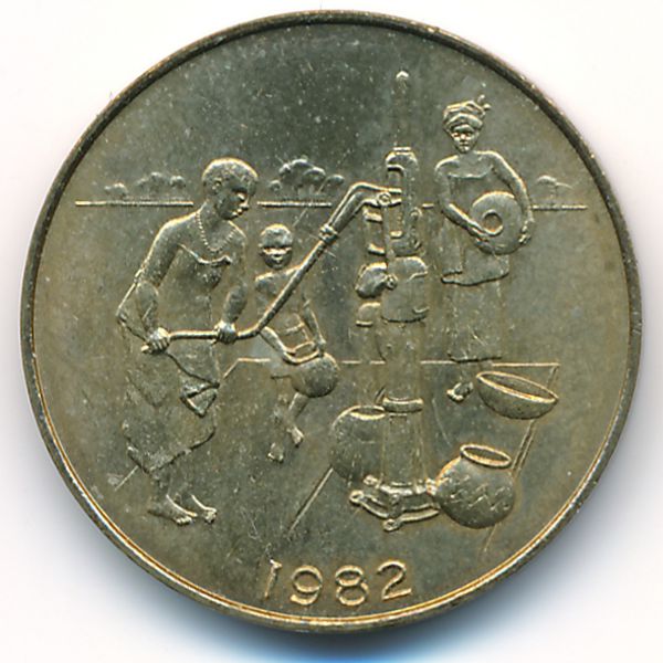 Западная Африка, 10 франков (1982 г.)