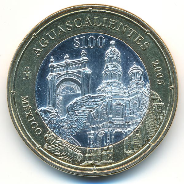 Мексика, 100 песо (2005 г.)