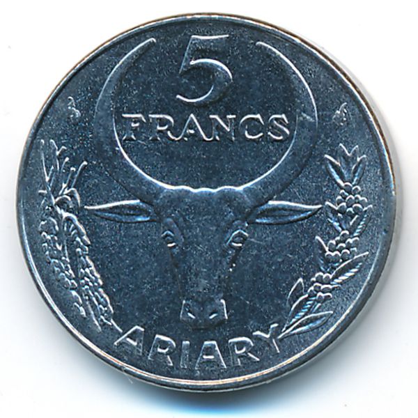 Мадагаскар, 5 франков (1984 г.)