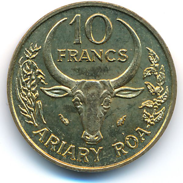 Мадагаскар, 10 франков (1984 г.)