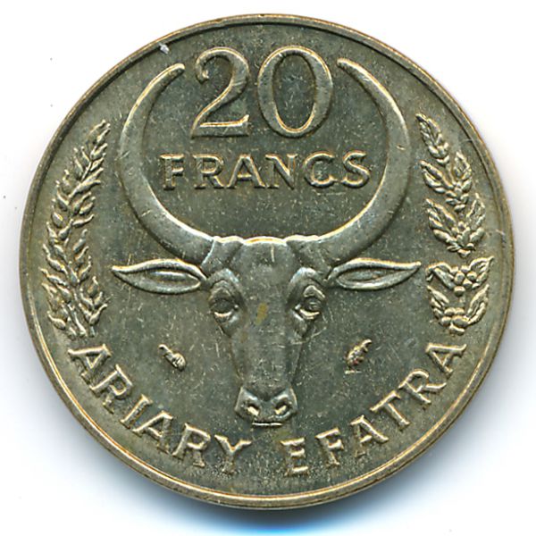 Мадагаскар, 20 франков (1987 г.)