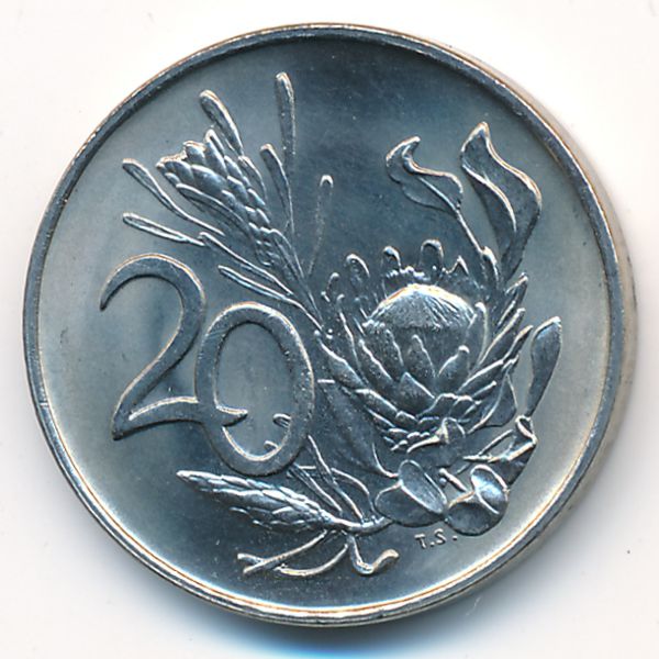 ЮАР, 20 центов (1972 г.)