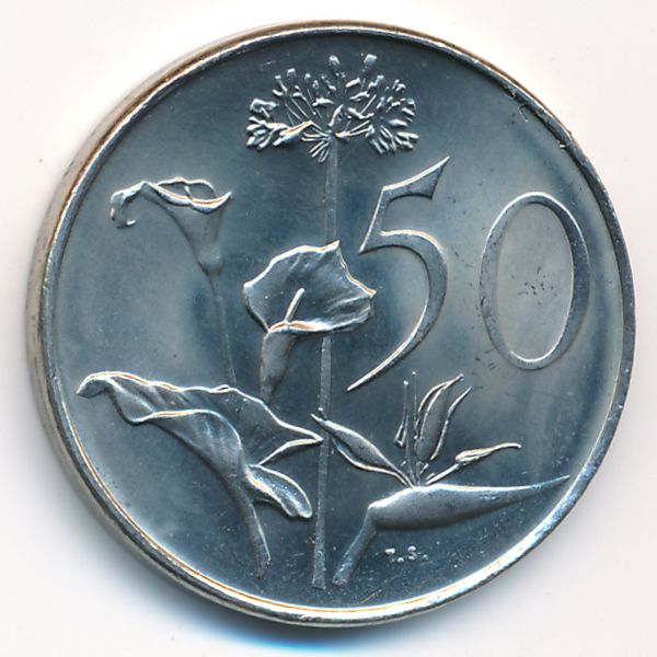 ЮАР, 50 центов (1972 г.)