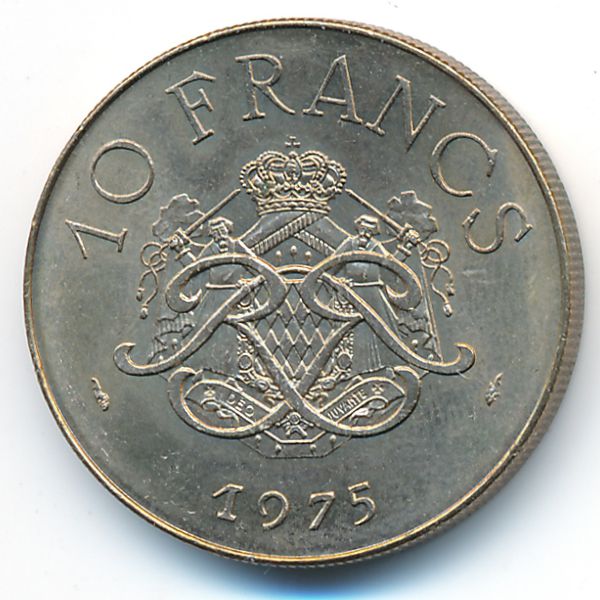 Монако, 10 франков (1975 г.)