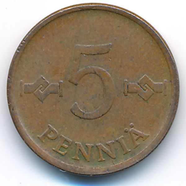 Финляндия, 5 пенни (1963 г.)