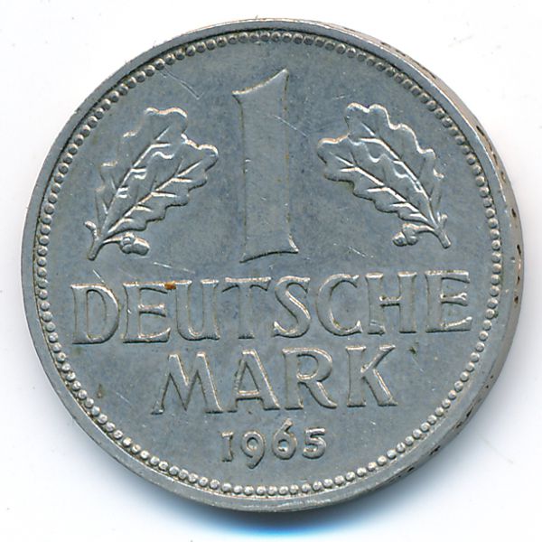 ФРГ, 1 марка (1965 г.)