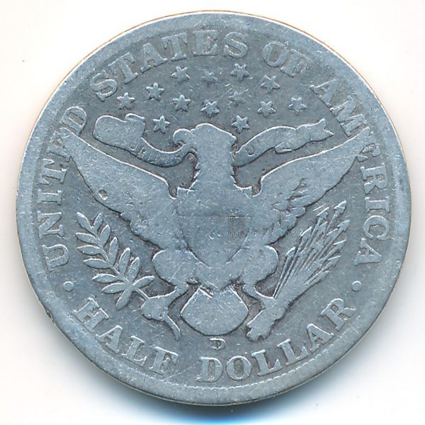 США, 1/2 доллара (1908 г.)