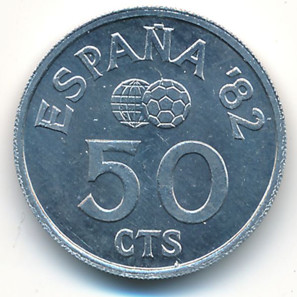 Испания, 50 сентимо (1980 г.)