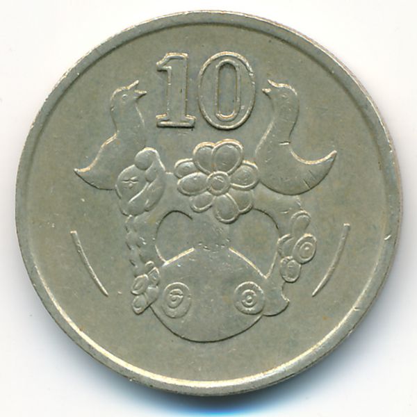 Кипр, 10 центов (1993 г.)