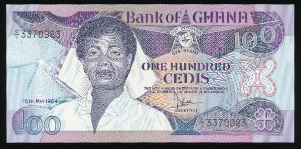Гана, 100 седи (1984 г.)