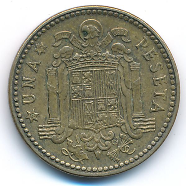 Испания, 1 песета (1953 г.)