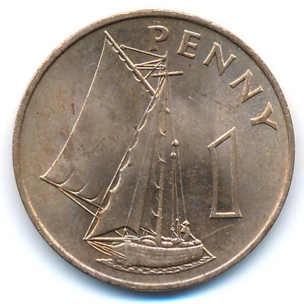 Гамбия, 1 пенни (1966 г.)