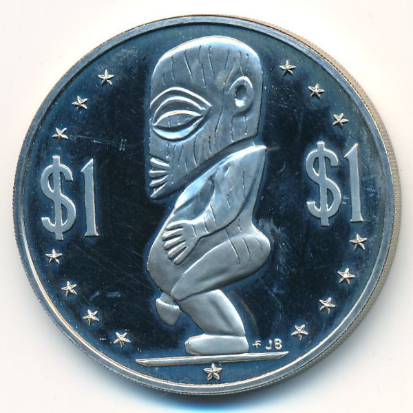 Острова Кука, 1 доллар (1977 г.)