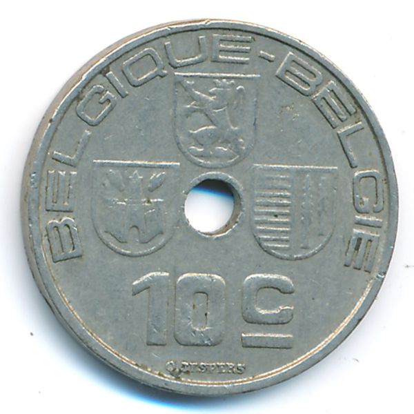 Бельгия, 10 сентим (1938 г.)