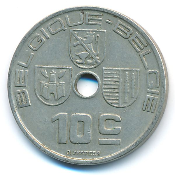 Бельгия, 10 сентим (1938 г.)