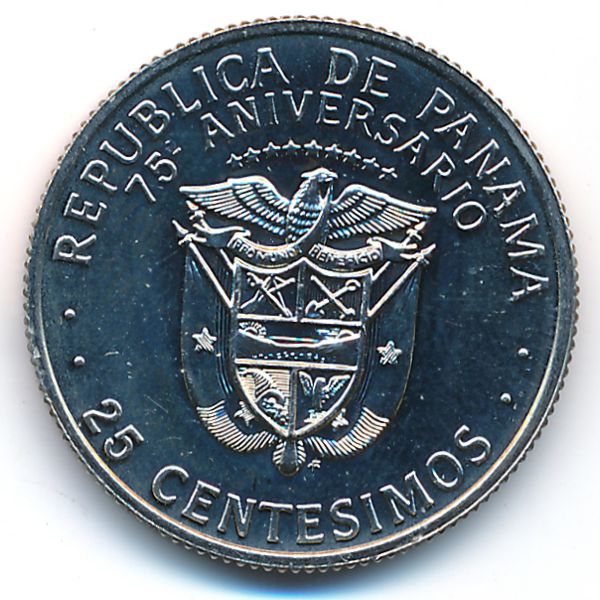 Панама, 25 сентесимо (1978 г.)