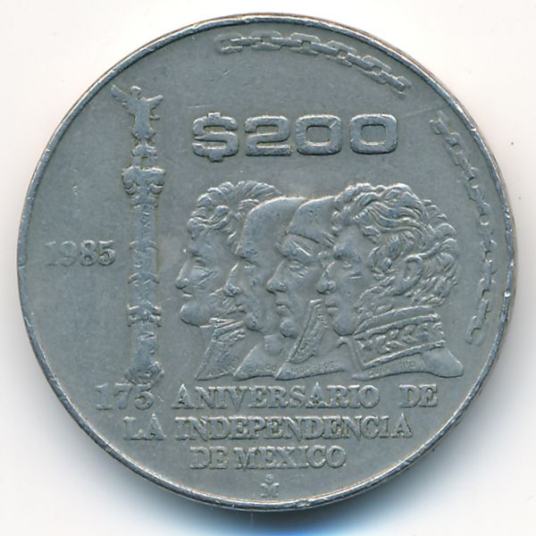 Мексика, 200 песо (1985 г.)