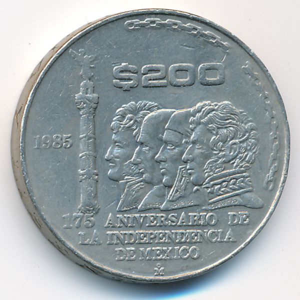 Мексика, 200 песо (1985 г.)