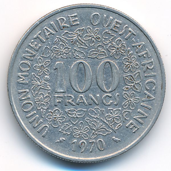 Западная Африка, 100 франков (1970 г.)