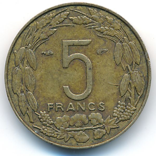 Камерун, 5 франков (1958 г.)