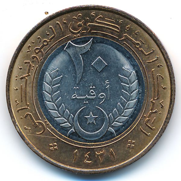Мавритания, 20 угий (2010 г.)
