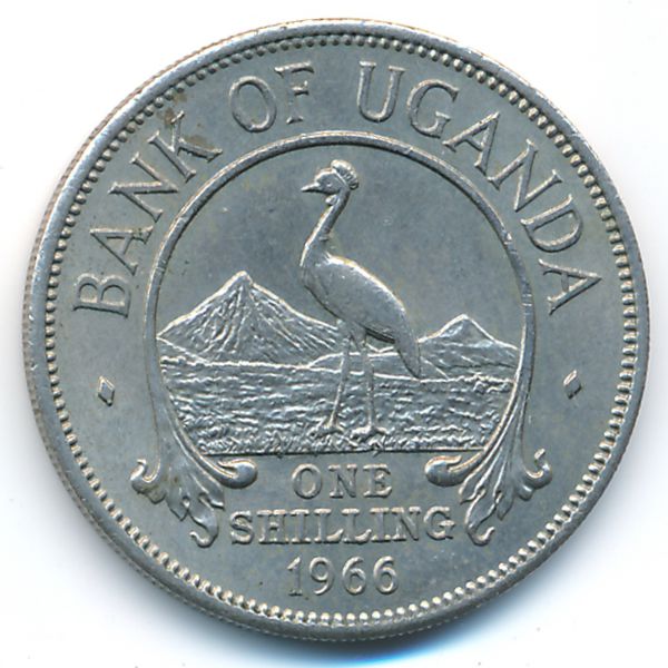 Уганда, 1 шиллинг (1966 г.)