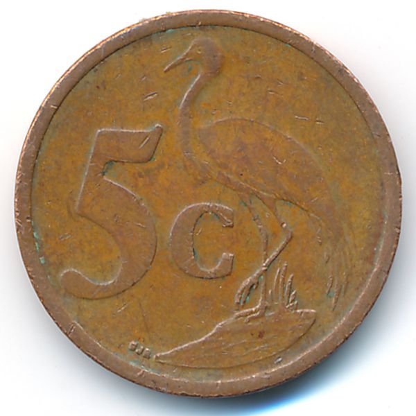 ЮАР, 5 центов (2001 г.)