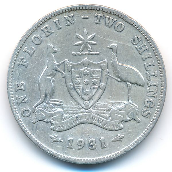 Австралия, 1 флорин (1931 г.)