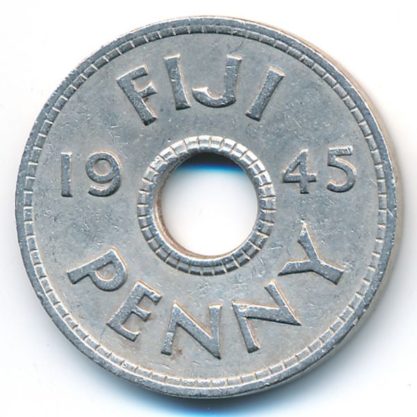 Фиджи, 1 пенни (1945 г.)