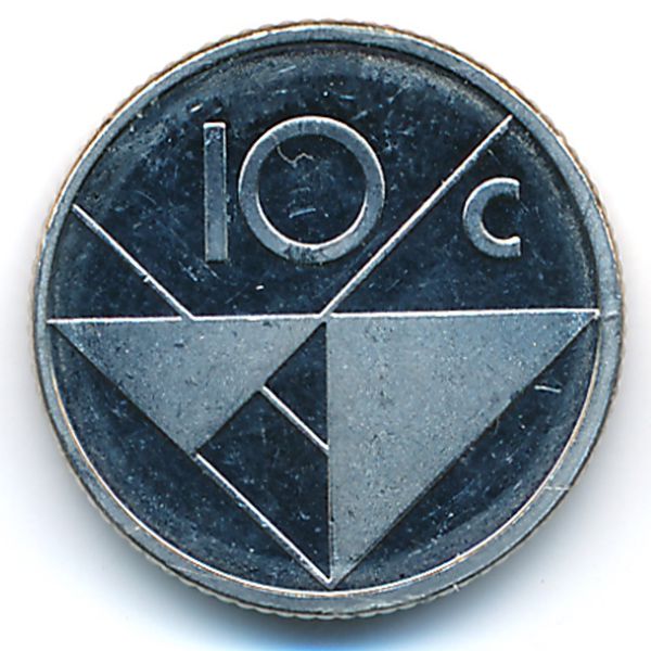 Аруба, 10 центов (2008 г.)