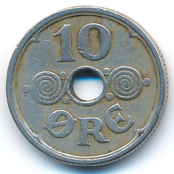 Дания, 10 эре (1924 г.)