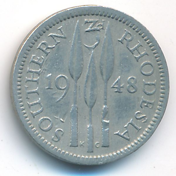 Южная Родезия, 3 пенса (1948 г.)