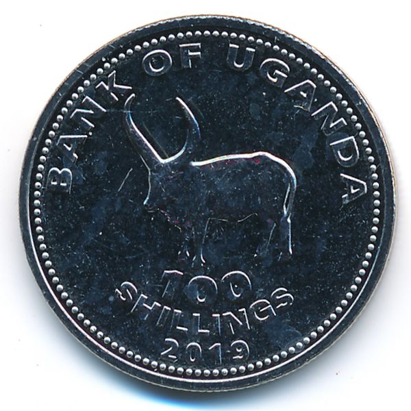 Уганда, 100 шиллингов (2019 г.)
