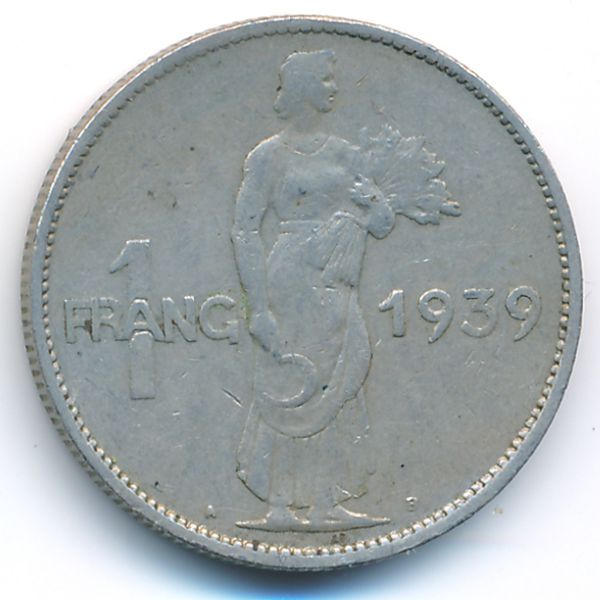 Люксембург, 1 франк (1939 г.)